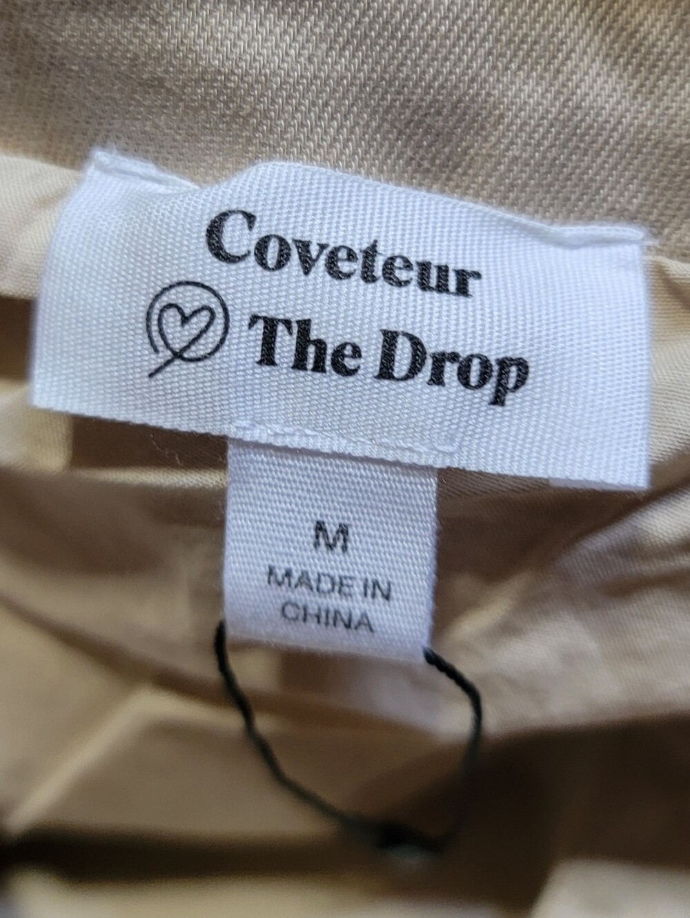 Rare! Limited Edition! The Drop x Coveteur Womens Crème Brûlée Trench Coat - Picture 4 of 5
